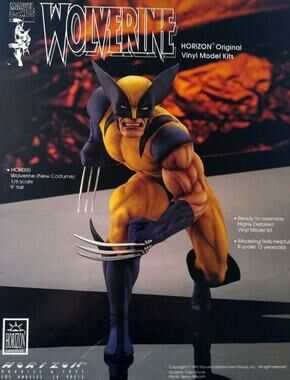 Wolverine Vintage Marvel Comics Model Kit Paper Flyer Advertising 8.5" x 11"